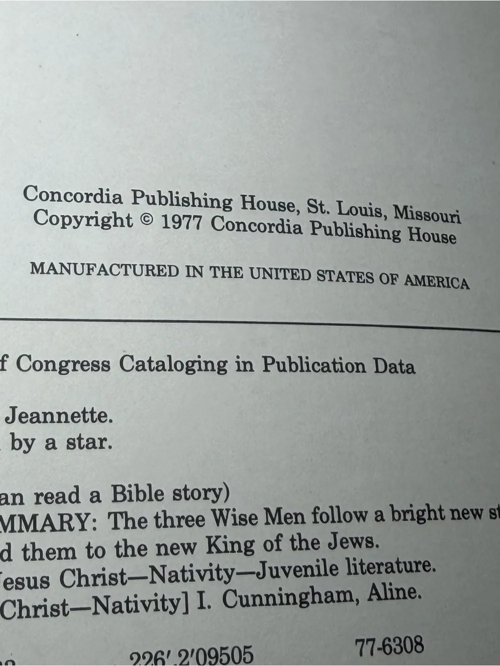 Led By A Star: The Wise Men - Jeannette McNeely - 1977 I Can Read a Bible Story
